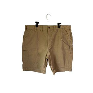 Carhartt Mens Original Fit Work Shorts Size 44 Tan 100% Cotton Durable Casual